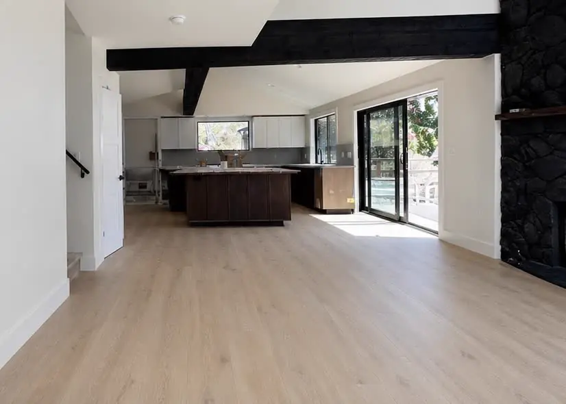 Commercial interior after detail cleaning