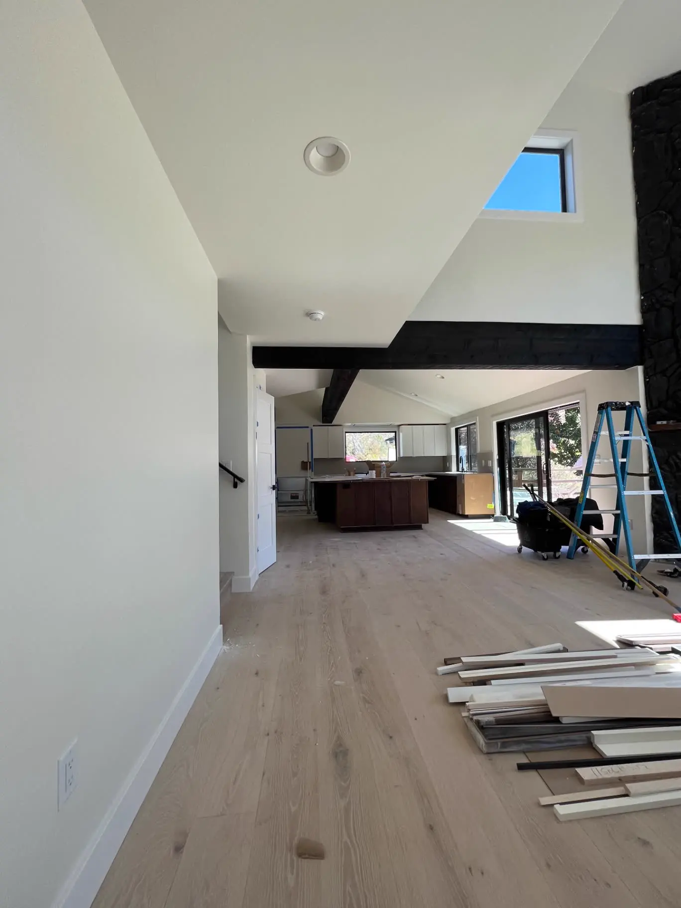 Finished commercial interior after turnover cleaning